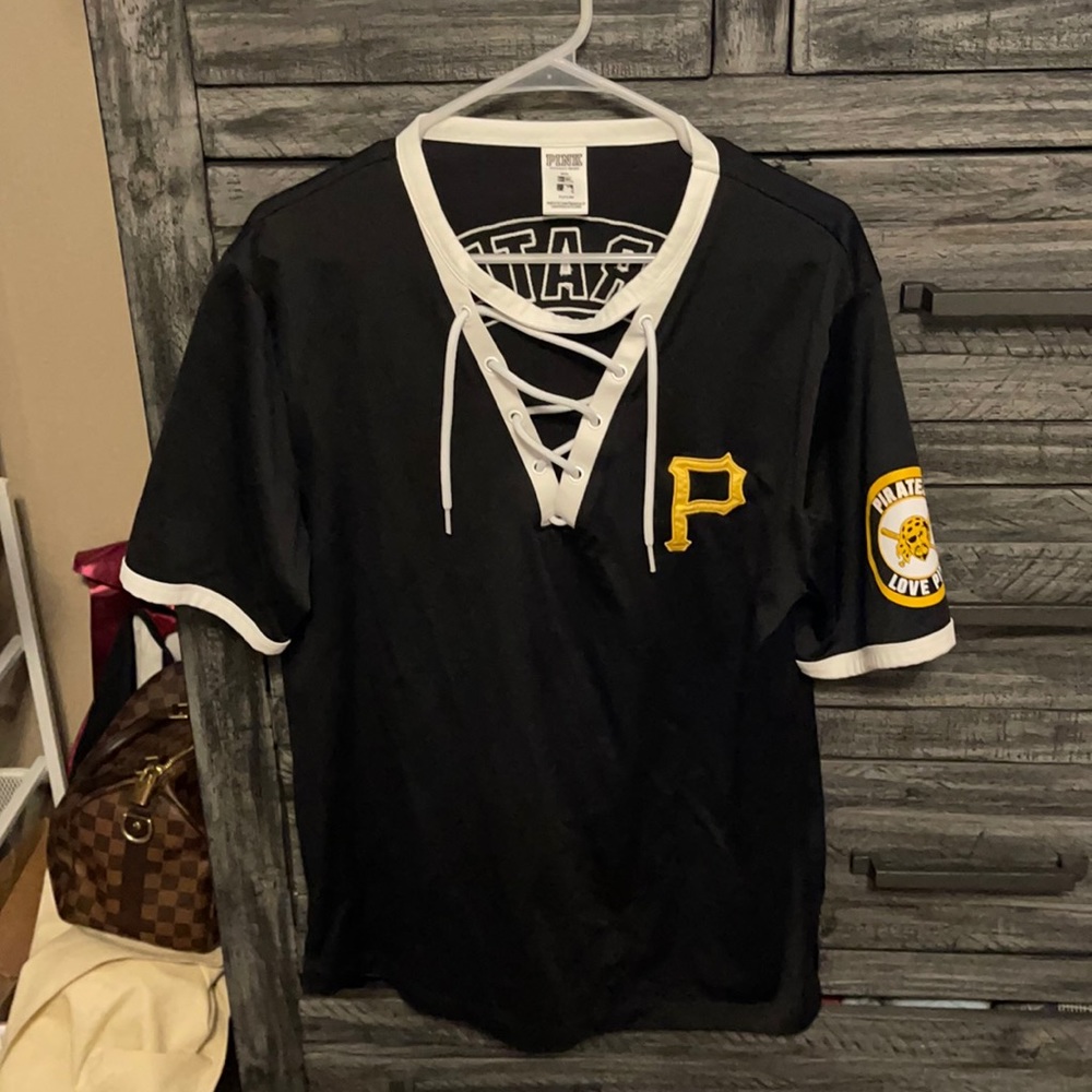 Pink Victoria Secret Pirates shirt